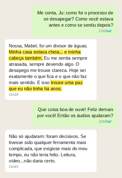 Depoimento de cliente