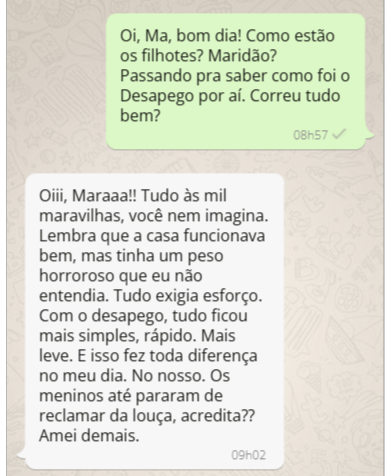 Depoimento de cliente